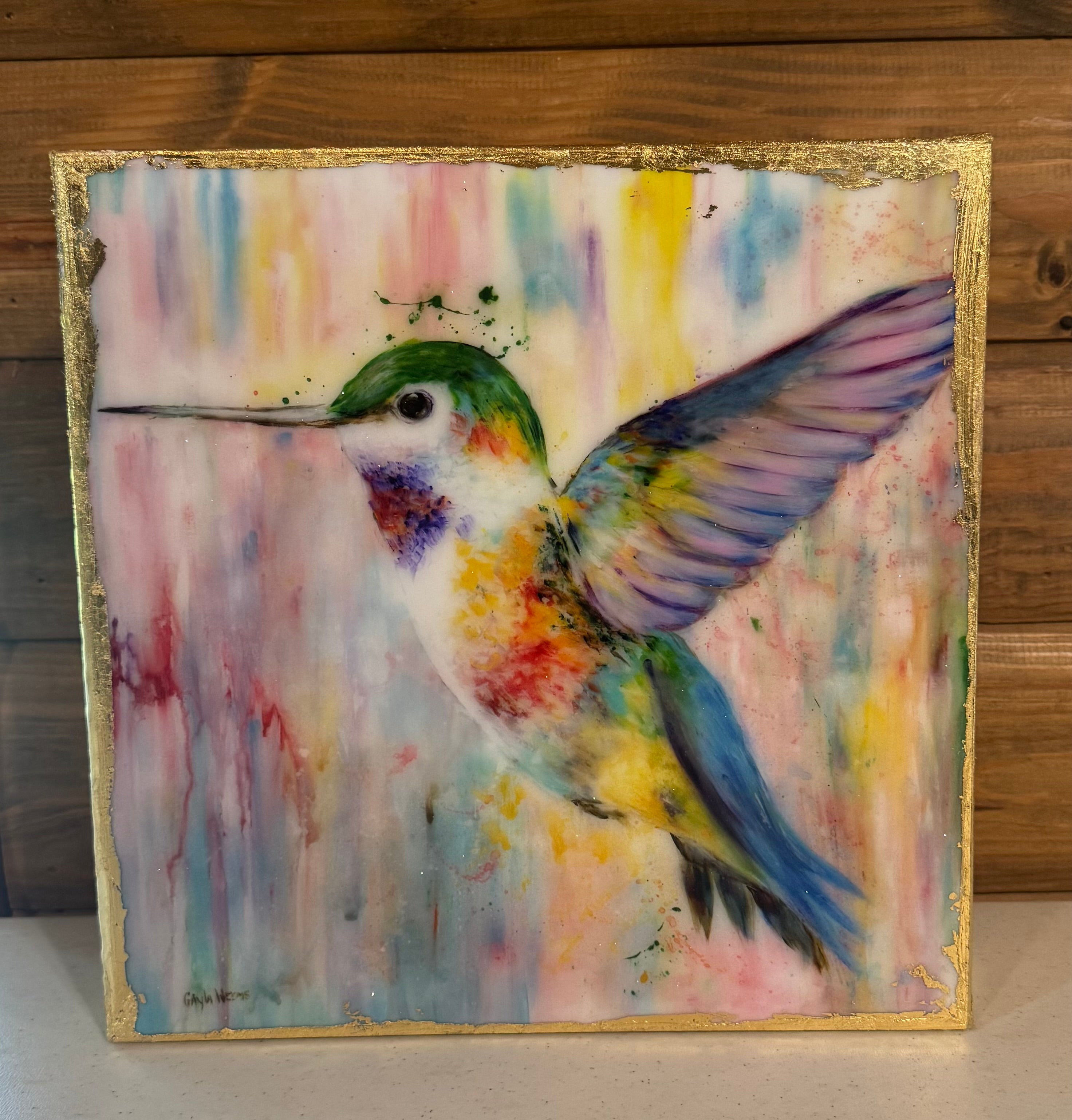 Hummingbird (Birdie) Canvas